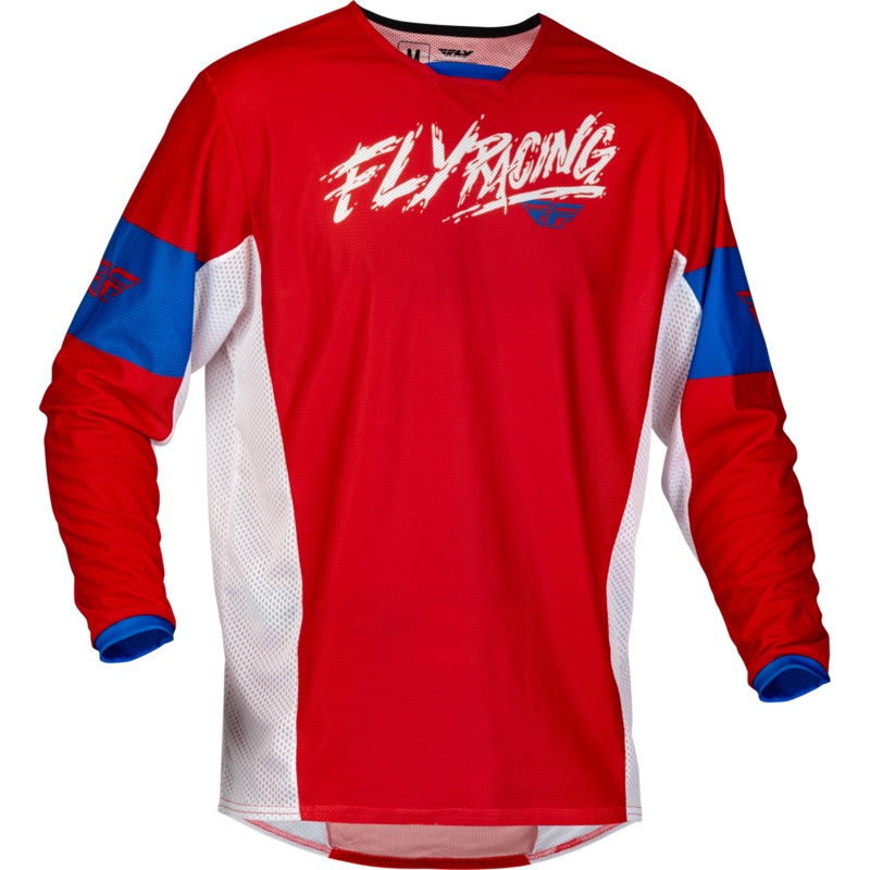 2023.5 Fly Racing Kinetic Mesh Khaos Jersey – Youth (6-13)