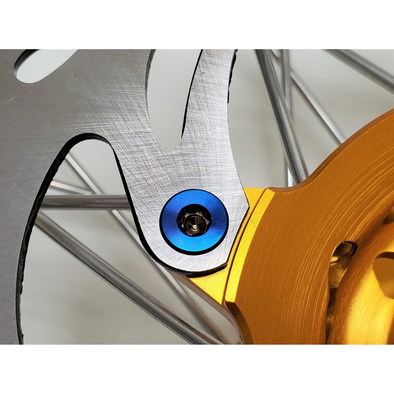 Warp 9 Titanium Brake Rotor Bolts – Front – Yamaha