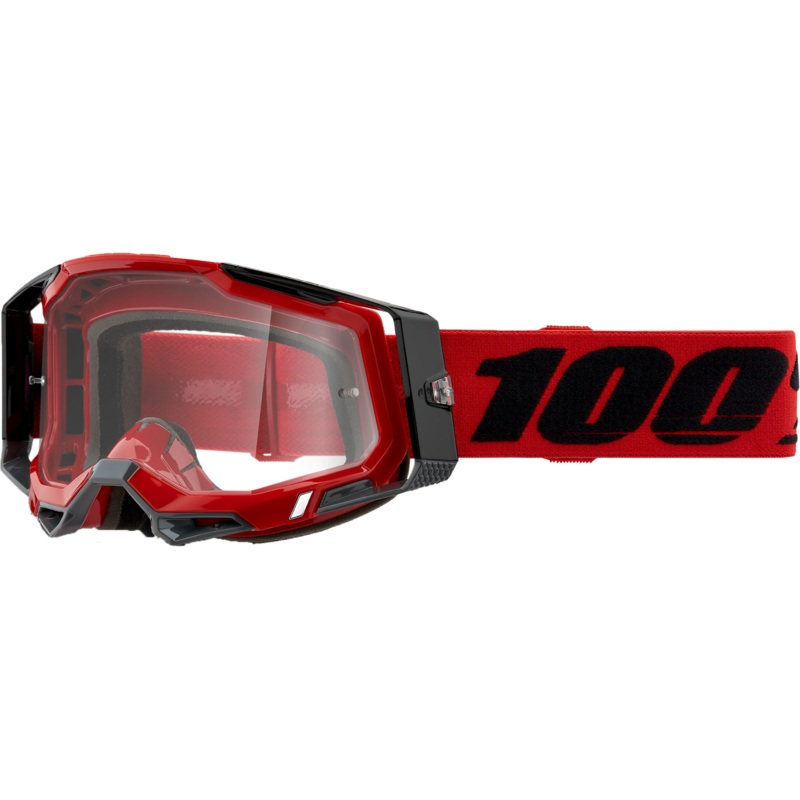 100% Racecraft 2 Goggles – Clear Lens