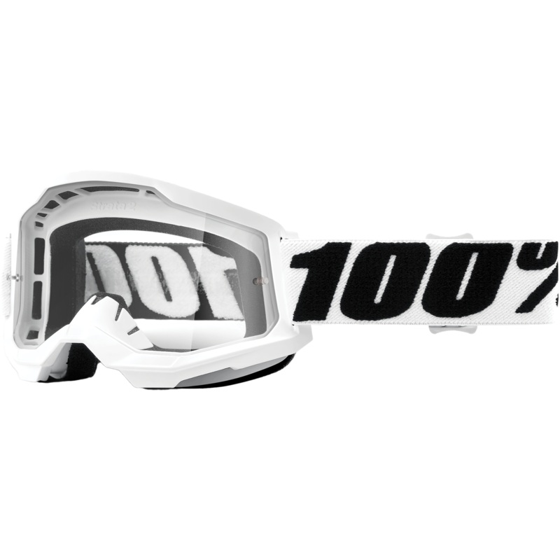 100% Strata 2 Goggles – Clear Lens