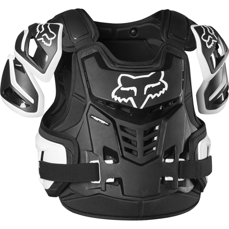 Fox Racing Raptor Vest CE|Black/White|Small/Medium|Large/X-Large
