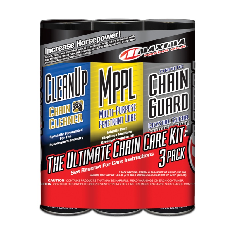 Maxima Racing Chain Guard Care Kit 3-Pack