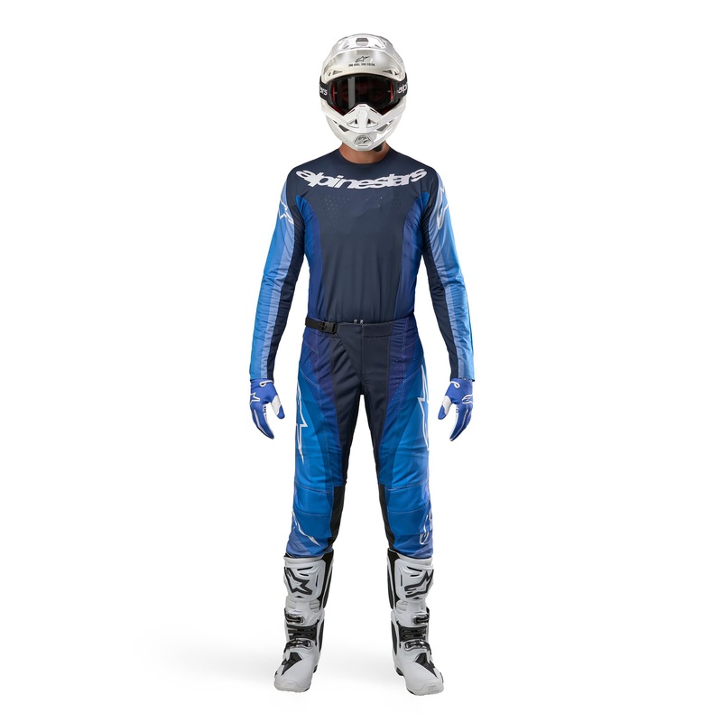 2024 Alpinestars Techstar Pneuma Dark Navy/Light Blue Gear Combo