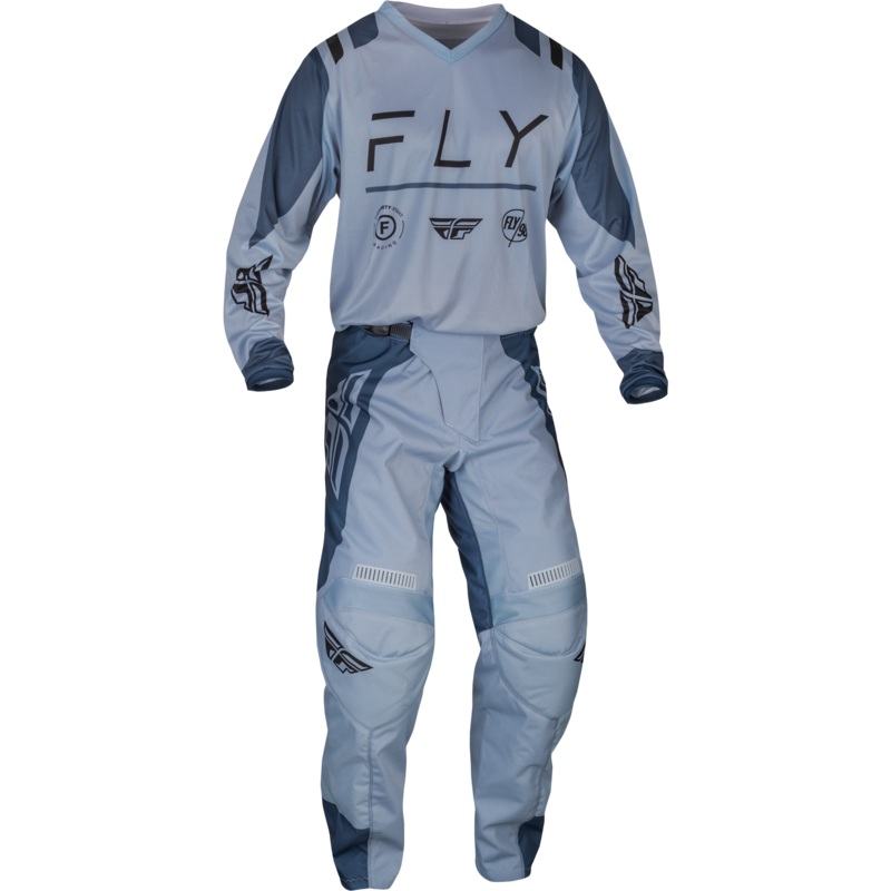2024 Fly Racing Adult F-16 Arctic Grey/Stone Gear Combo