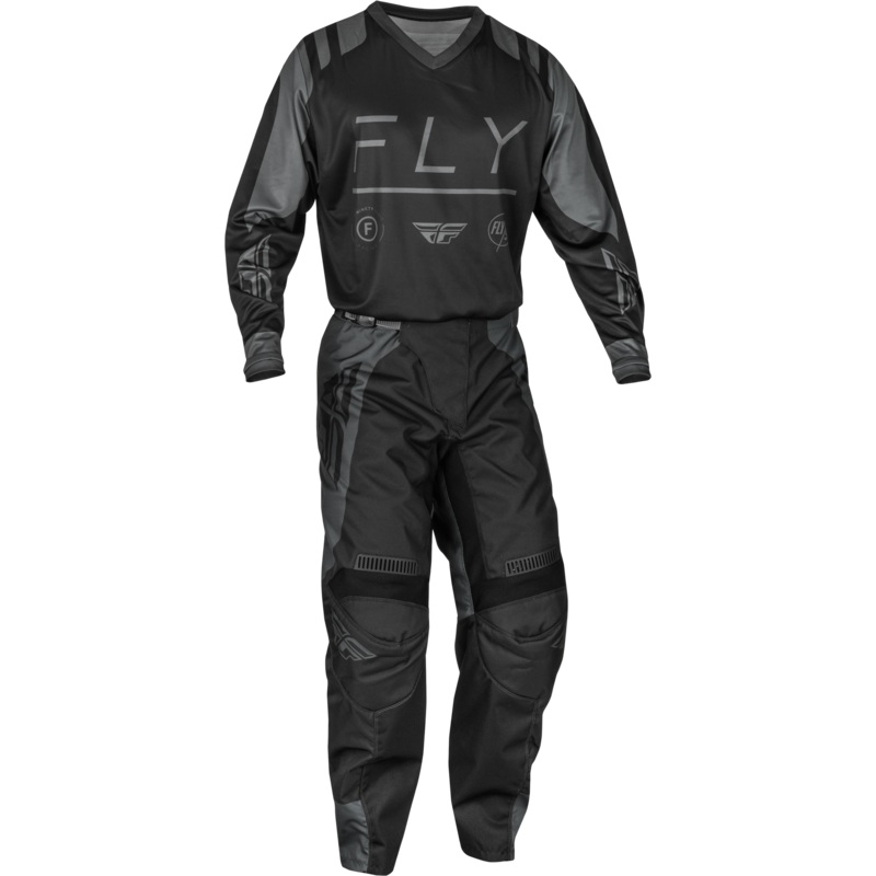 2024 Fly Racing Adult F-16 Black/Charcoal Gear Combo