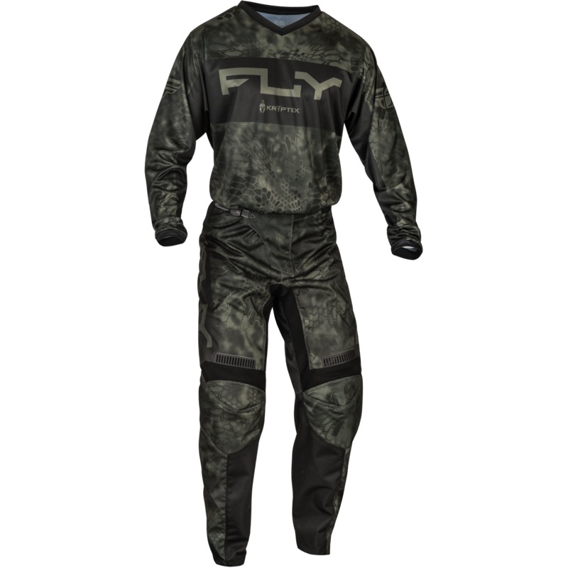 2024 Fly Racing Adult F-16 SE Kryptek Moss Grey/Black Gear Combo