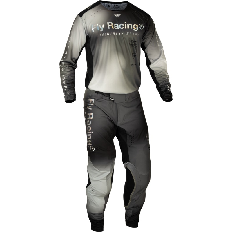 2024 Fly Racing Adult Lite SE Legacy Light Grey/Black Gear Combo