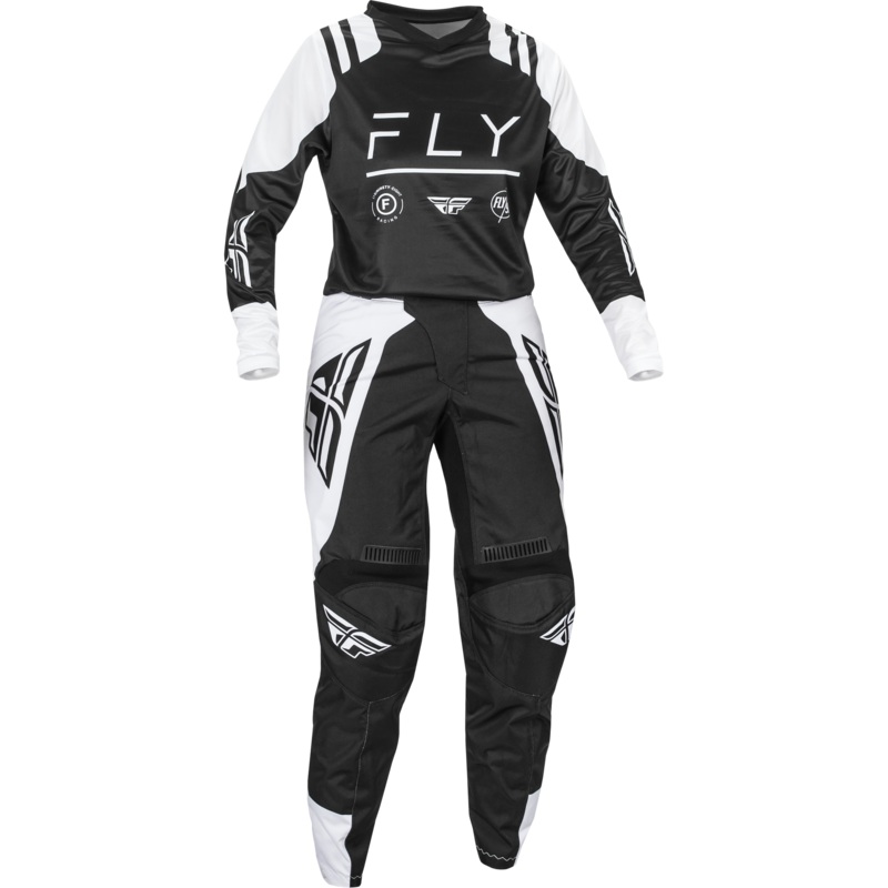2024 Fly Racing Women’s F-16 Black/White Gear Combo