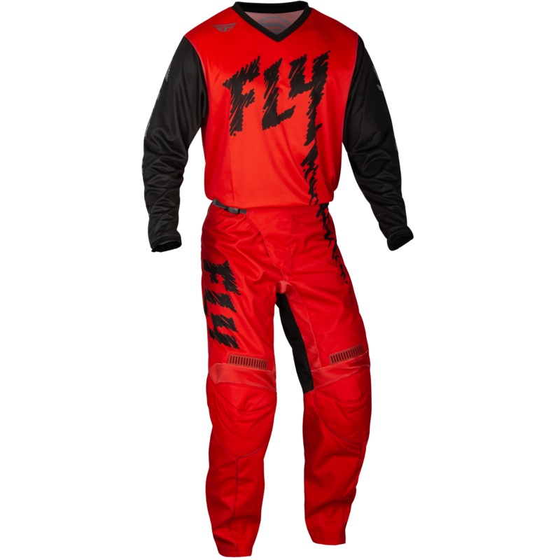 2024 Fly Racing Youth F-16 Red/Black/Grey Gear Combo