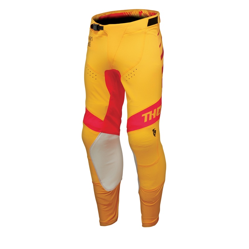 2024 Thor Prime Analog Pants|Lemon/Red|Black/White|Charcoal/Orange|Red/White|28|30|32|34|36