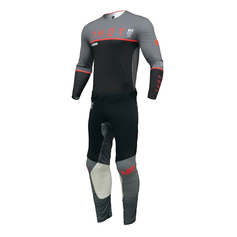 2024 Thor Racing Adult Prime Ace Charcoal/Black Gear Combo