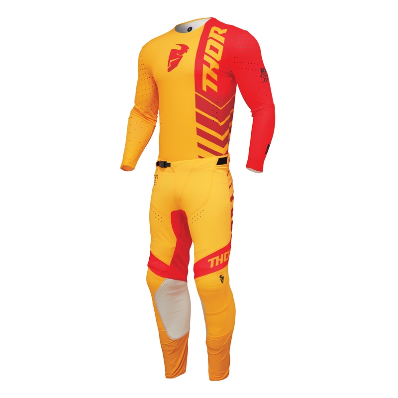 2024 Thor Racing Adult Prime Analog Lemon/Red Gear Combo