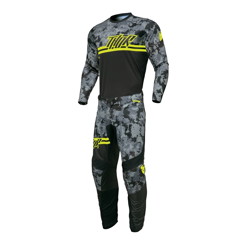 2024 Thor Racing Adult Sector Digi Camo Black/Camo Gear Combo