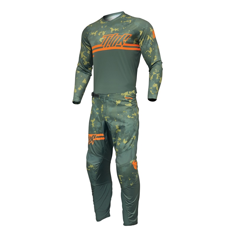 2024 Thor Racing Adult Sector Digi Camo Forest Green/Camo Gear Combo