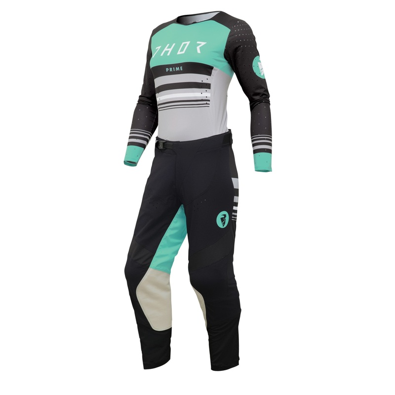 2024 Thor Racing Women’s Prime Blaze Black/Mint Gear Combo