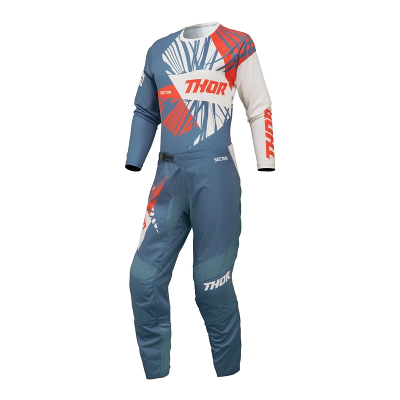 2024 Thor Racing Women’s Sector Split Starlight/Blue Gear Combo