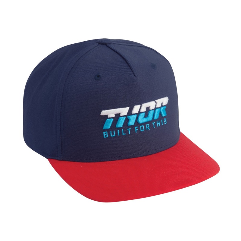 Thor Racing Segment Hat|Navy/Red|Black/Gray