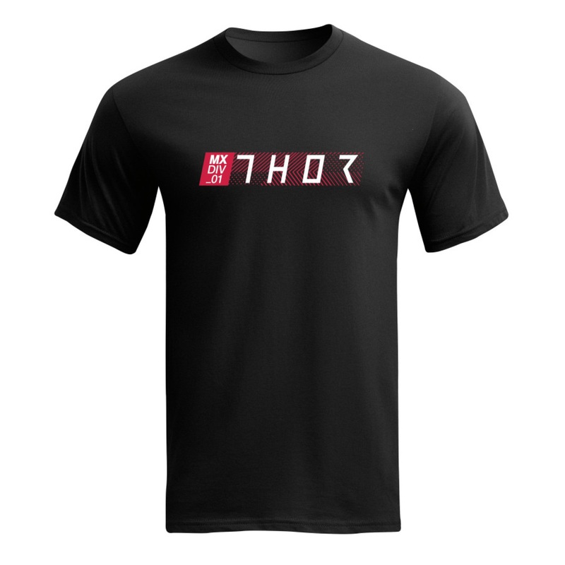 Thor Racing Tech Tee|Black|Small|Medium|Large|X-Large|2X-Large