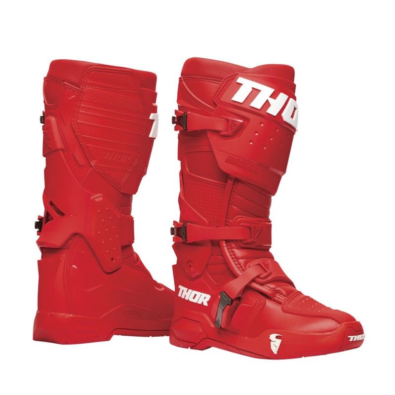 Thor Radial Boots|Red|Black/Red|Gray/Flo Yellow|White|Black|9|10|11|12