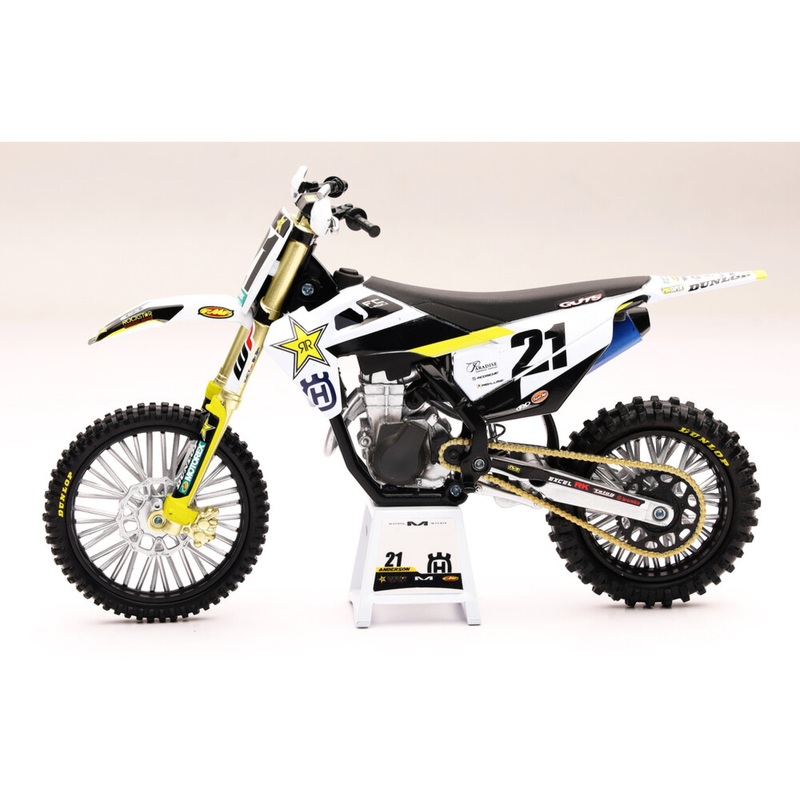 1:12 Jason Anderson Rockstar Husqvarna FC450 Bike Replica