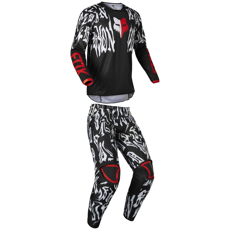 2022 Fox Racing Youth 180 Peril Black/Red Gear Combo