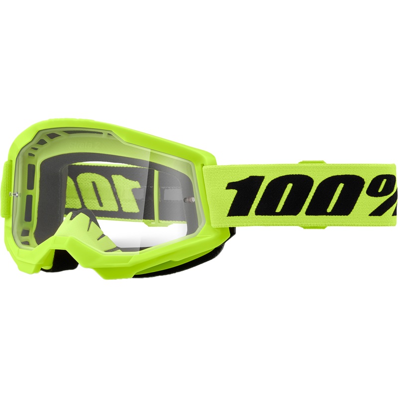 2024 100% Youth Strata 2 JR Goggles – Clear Lens