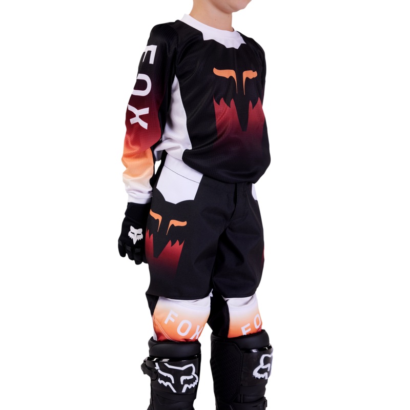2024 Fox Racing Kids 180 Flora Black Combo – Toddler (2-5)