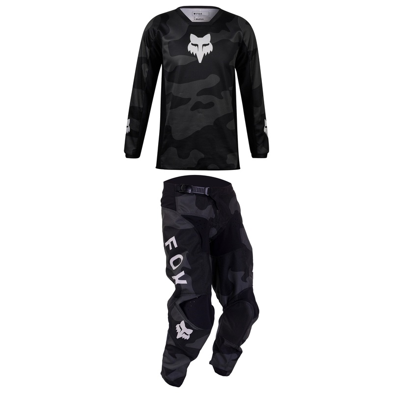 2024 Fox Racing Youth 180 BNKR Black/Camo Combo