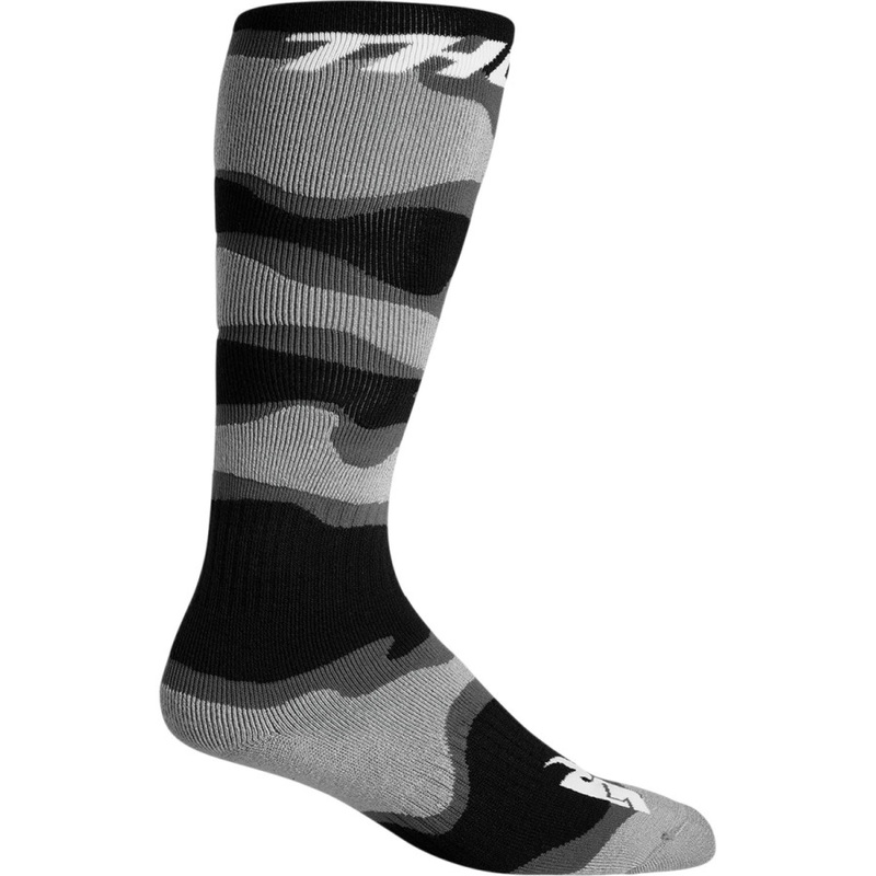 Thor MX Socks – Youth (6-13)|Camo/Gray/White