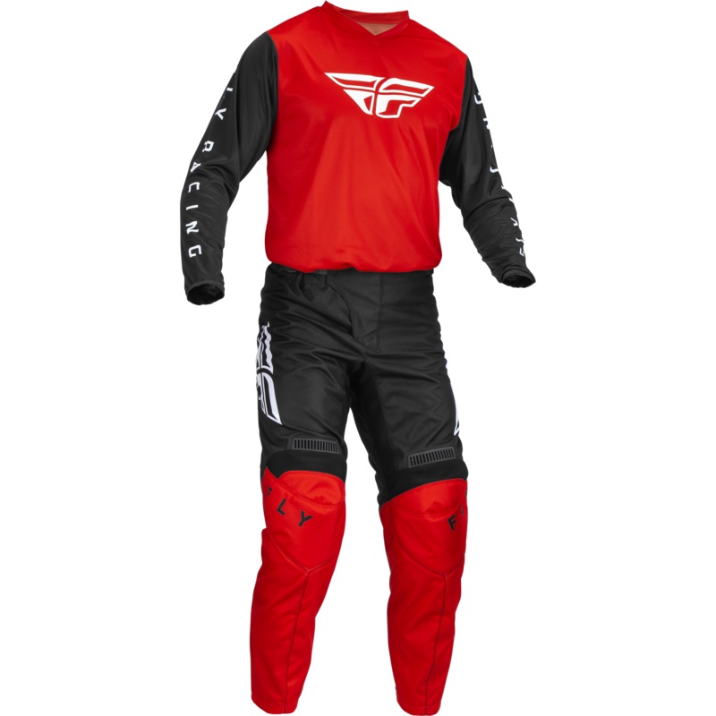 2023 Fly Racing Adult F-16 Red/Black Gear Combo