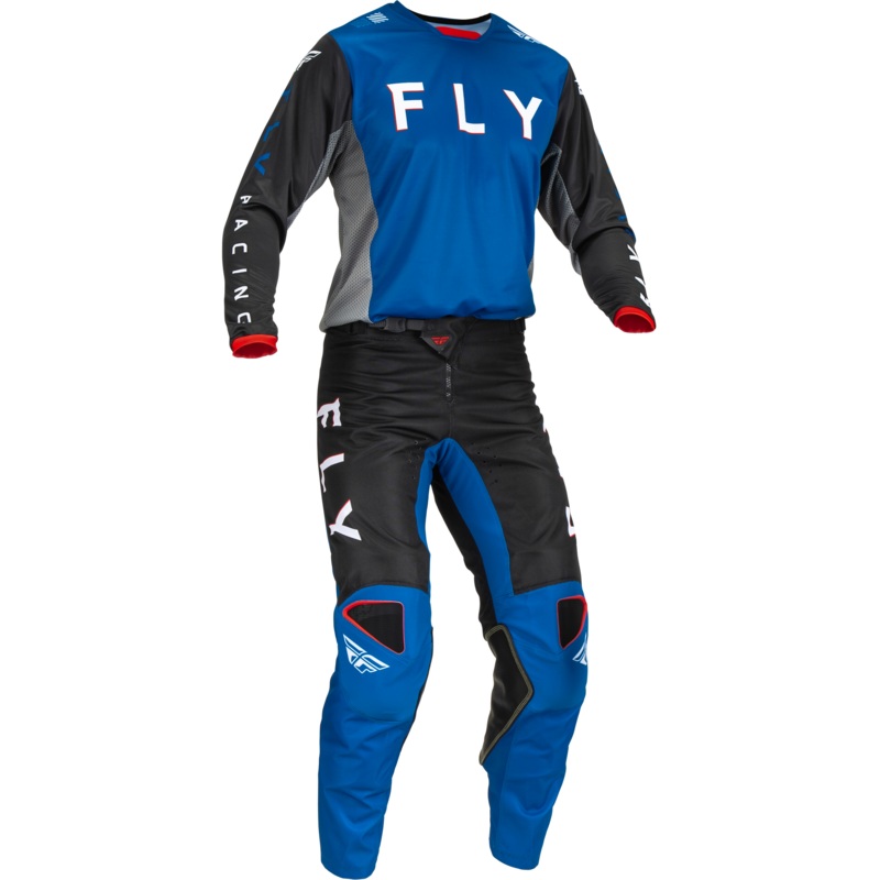 2023 Fly Racing Adult Kinetic Kore Blue/Black Gear Combo