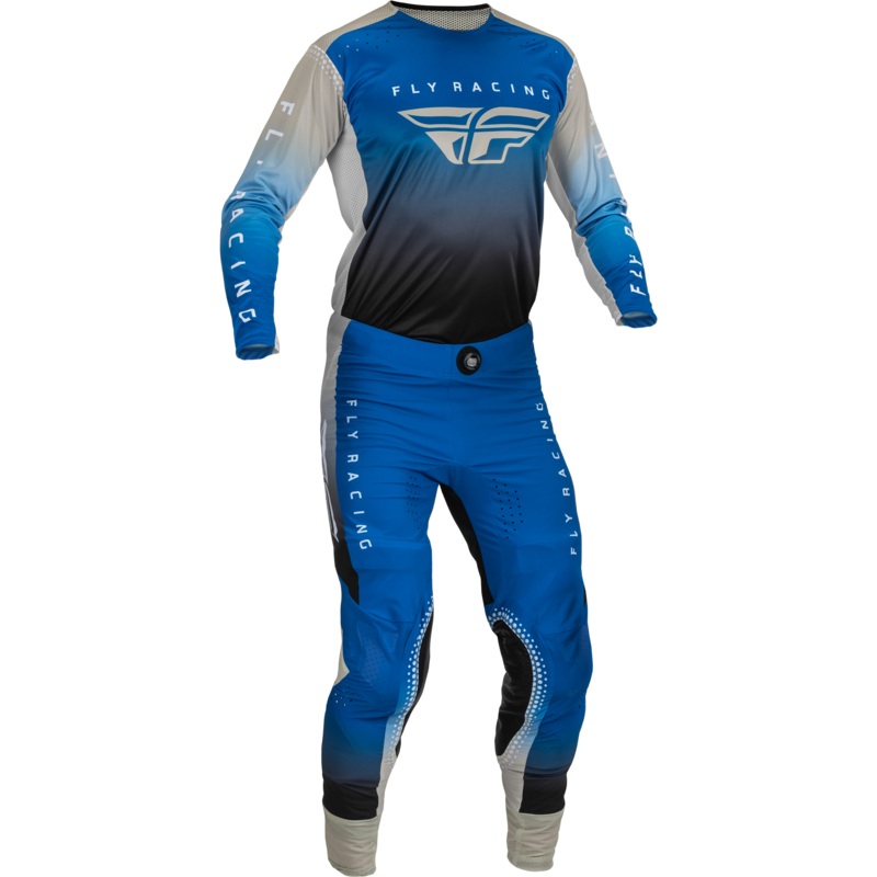2023 Fly Racing Adult Lite Blue/Grey/Black Gear Combo
