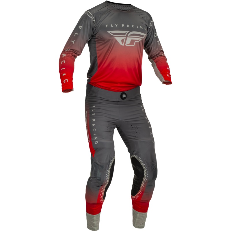 2023 Fly Racing Adult Lite Red/Grey Gear Combo