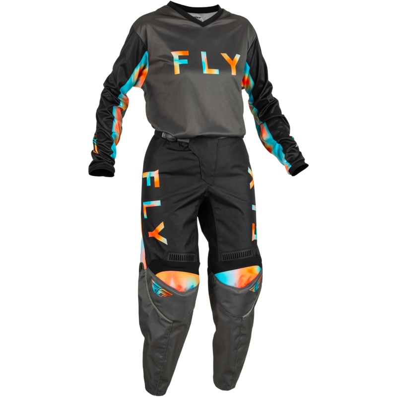 2023 Fly Racing Women’s F-16 Grey/Black/Pink Gear Combo