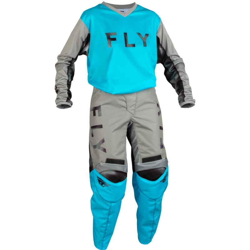 2023 Fly Racing Women’s F-16 Sky Blue/Light Grey Gear Combo
