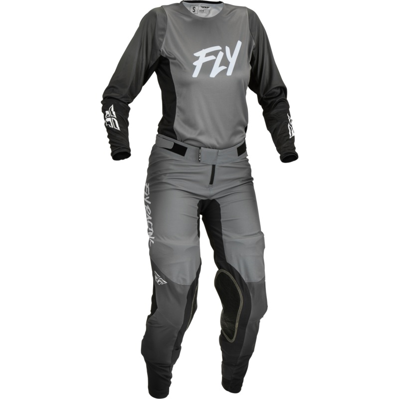 2023 Fly Racing Women’s Lite Grey/Black Gear Combo