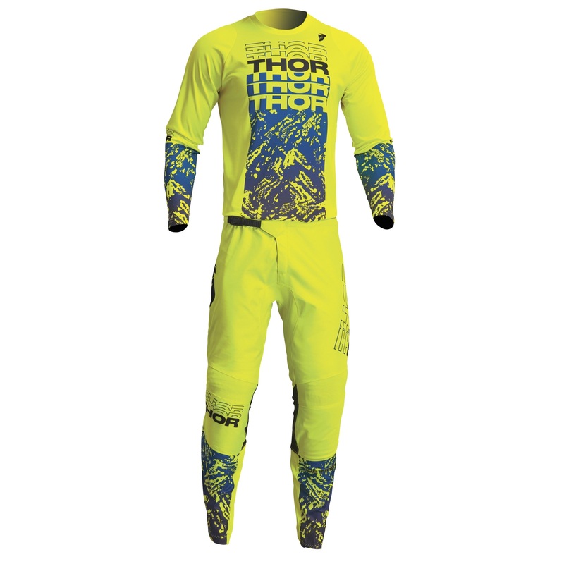2023 Thor Sector Atlas Acid/Blue Gear Combo