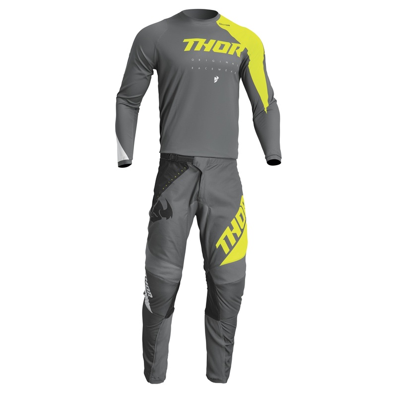 2023 Thor Sector Edge Gray/Acid Gear Combo