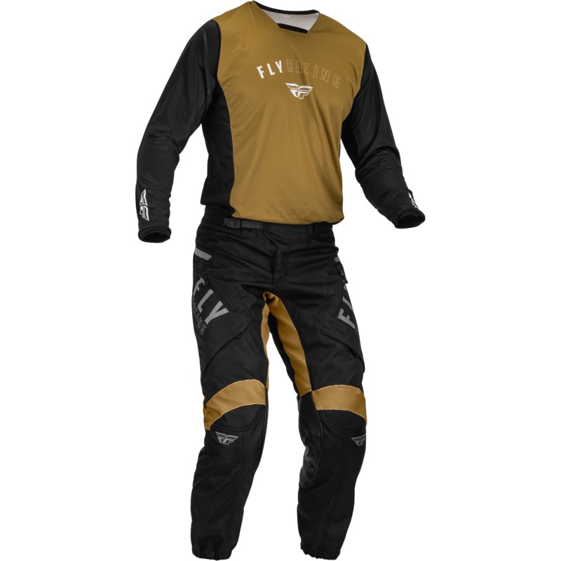 2025 Fly Racing Adult Patrol XC Caramel/Black Gear Combo (In The Boot)