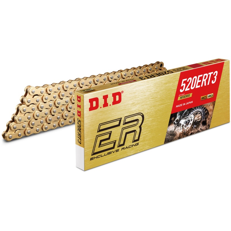 D.I.D 520ERT3 Gold Chain|520 X 120|520 X 130