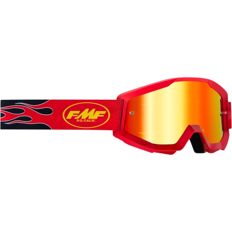 100% FMF Vision PowerCore Goggles – Mirror Lens