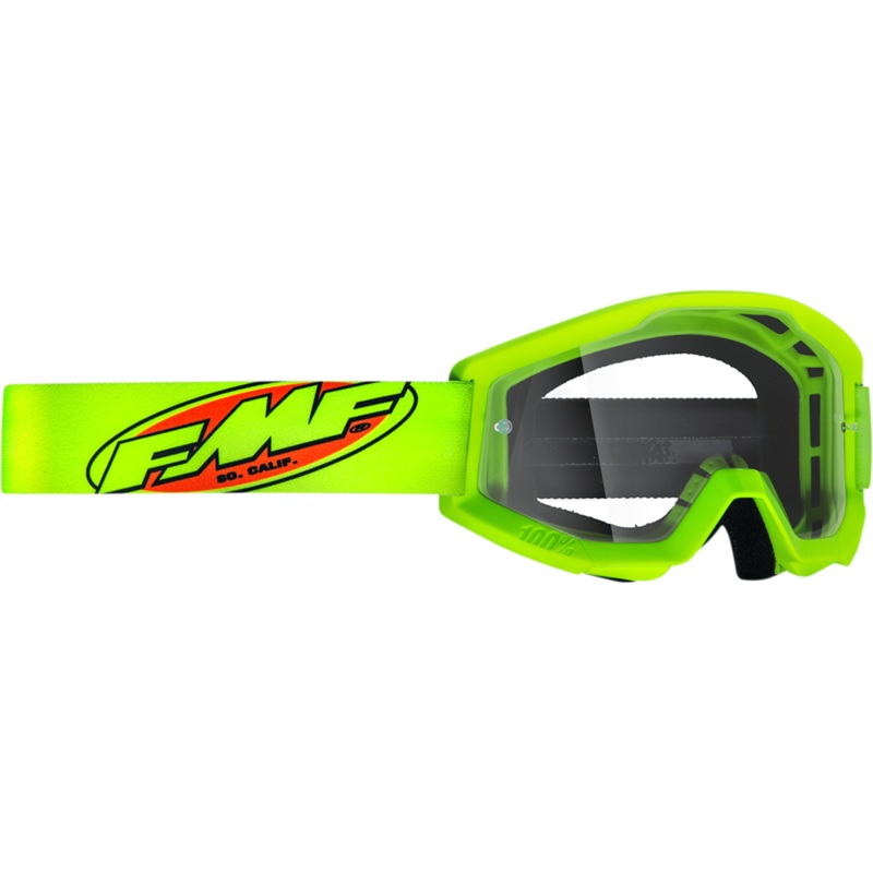100% FMF Vision Youth PowerCore Goggles – Clear Lens