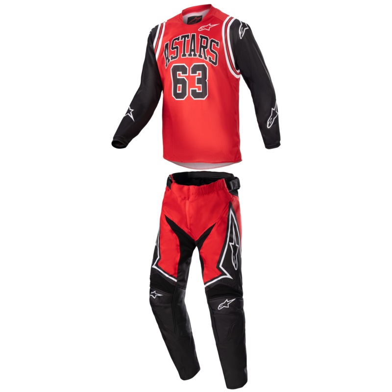 2023 Alpinestars Racer Acumen LE Red Gear Combo – (Youth 6-13)