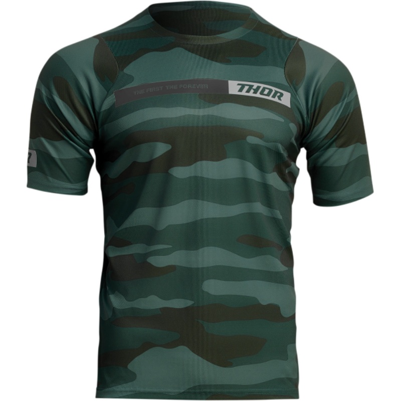 2024 Thor Racing Assist Short Sleeve Camo Bicycle Jersey