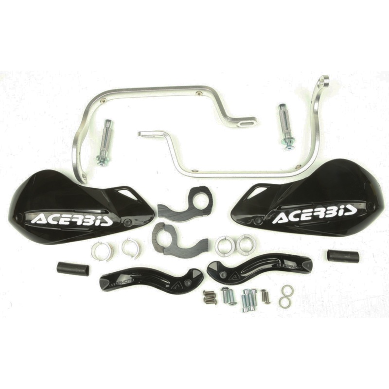 Acerbis Supermoto Handguards|Black|White