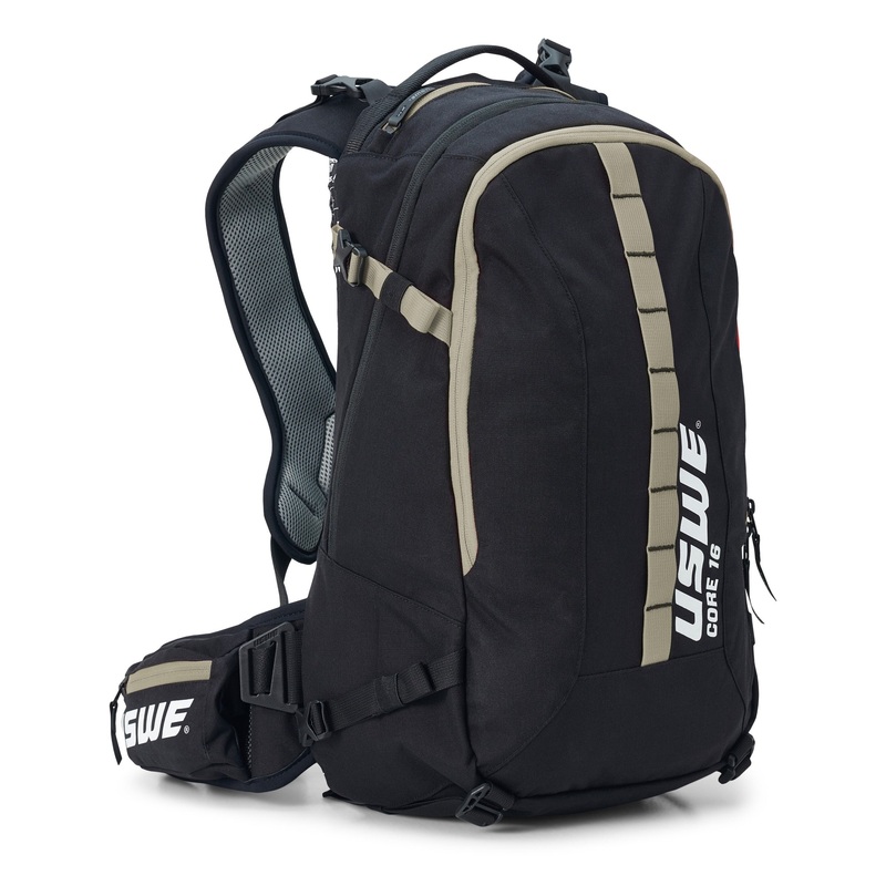 USWE Core 16 Day Pack|Mud Green|Red/Black