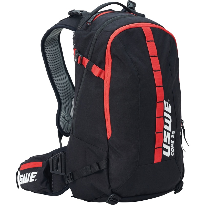 USWE Core 25 Day Pack|Red/Black|Mud Green