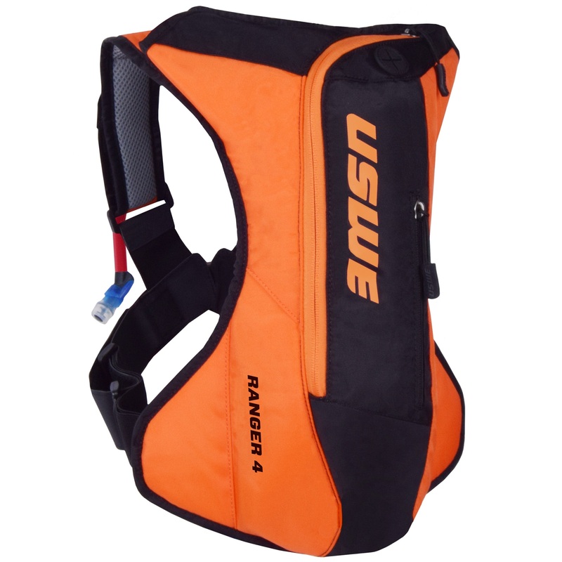 USWE Ranger 4 Hydration Pack|Orange/Black|Black/Black