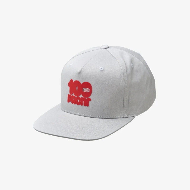 100% Donut Snapback Cap (Hat)|Grey