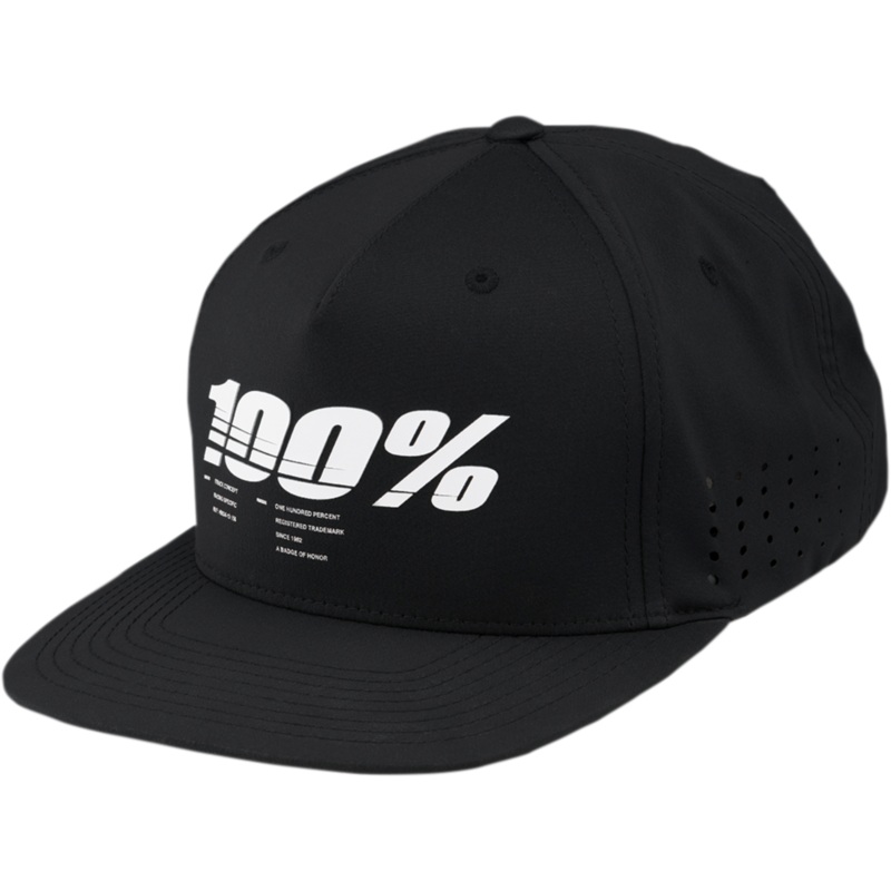 100% Drive Snapback Cap (Hat)|Black